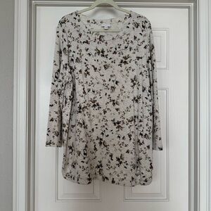 J. Jill Floral Long Sleeve Top